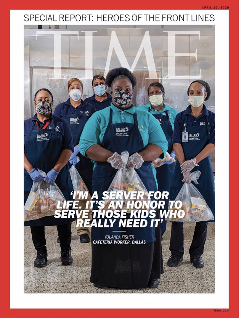 TIME Magazine Heroes of the Front Line